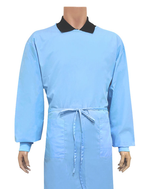 反穿式連身手術服/刷手服-水藍<span>DOCC-A01-01</span>  |商品介紹|醫護服 / 手術服  /  手術帽  /  健檢服【訂製款】|手術服 【訂製款】