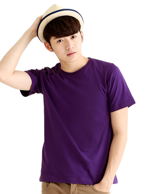 排汗衫單層排汗圓領短袖中性-紫色<span>THPB-A01-104</span>  |商品介紹|T恤單層排汗布【現貨款】|T恤現貨單層排汗布短袖中性版