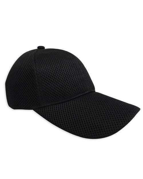 六片帽訂製/太空網布-黑色<span>HAR-C-02</span>  |商品介紹|帽子【訂製款】|帽子素面款【訂製款】