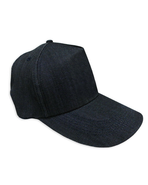 五片帽訂製/牛仔布-丈青<span>HDN-B-01</span>  |商品介紹|帽子【訂製款】|帽子素面款【訂製款】