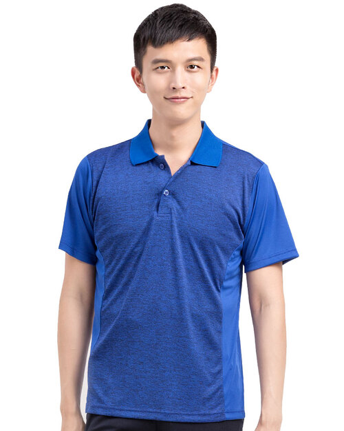 POLO衫短袖訂製-寶藍麻花配寶藍 <span>PCANB-P01-00425</span>