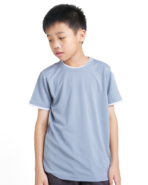 T恤訂製款簡約風童版-灰藍白<span>tcank-a01-00085</span>  |商品介紹|T恤客製化【訂製款】|T恤訂製短袖童版