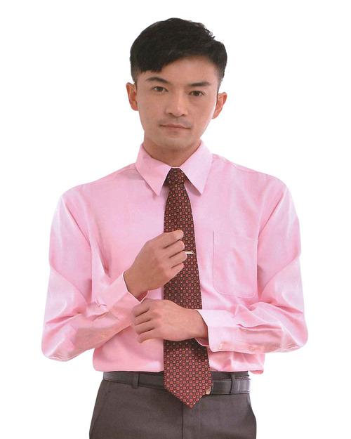 男襯衫 短袖襯衫 長袖襯衫 粉紅色素面 <span>S-09 ＃P.42</span>  |商品介紹|襯衫 / 西裝套裝 【現貨款】|西裝襯衫 YA TI 【現貨款】 男版