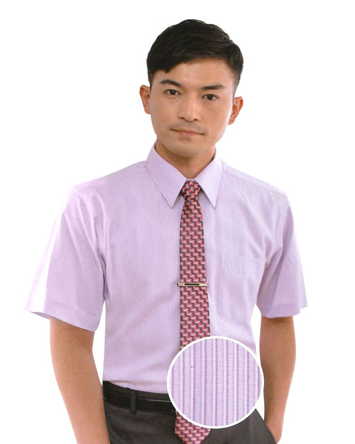 男襯衫 短袖襯衫 長袖襯衫 紫色條紋 <span>S-38 ＃P.44</span>  |商品介紹|襯衫 / 西裝套裝 【現貨款】|西裝襯衫 YA TI 【現貨款】 男版