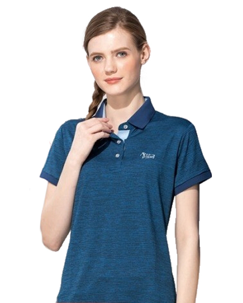 休閒POLO-超透氣吸排布藍色 <span>女版PD-T23972</span>  |商品介紹|休閒 POLO衫【現貨款】|POLO衫 WANYU短袖【現貨款】