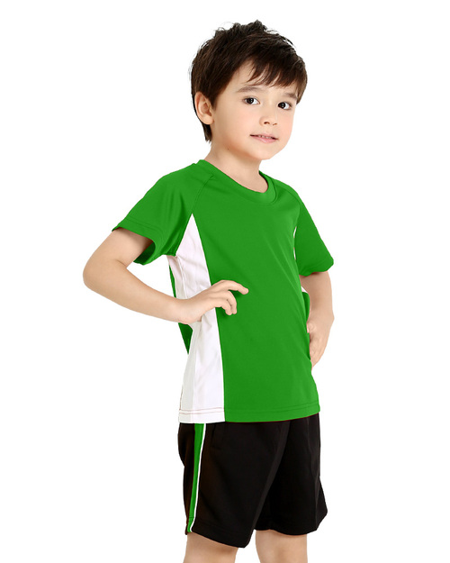 T恤訂製款幼兒園運動T-綠配白 <span>PCANK-THQ-B40</span>  |商品介紹|運動服【訂製款】|幼兒園/學校運動服【訂製】夏季