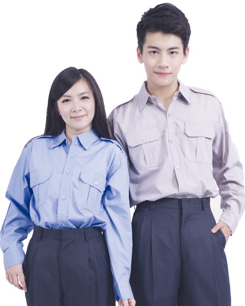 長袖肩帶工作服-工作制服 <span>6631A</span>