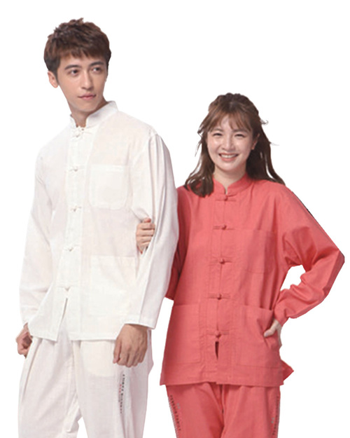 彈力長袖功夫衫(仿麻紗)<span>7390A</span>  |商品介紹|表演服 / 功夫服 【訂製 / 現貨】|功夫服裝MUH JIU【現貨款】