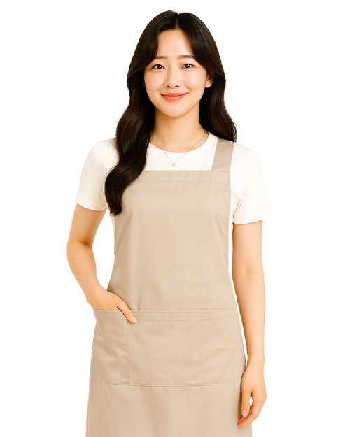 日式圍裙/職人圍裙/訂製圍裙-卡其色 <span>APCAN-A-00056</span>  |商品介紹|圍裙【訂製 / 現貨款】|日式圍裙【訂製款】
