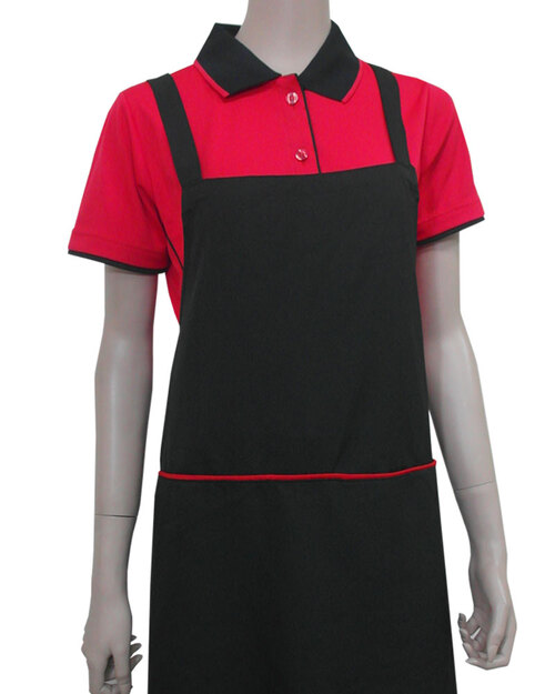 廚師圍裙/日式圍裙/訂製圍裙-黑出芽紅 <span>APCAN-C-00065</span>  |商品介紹|圍裙【訂製 / 現貨款】|大人圍裙【訂製款】