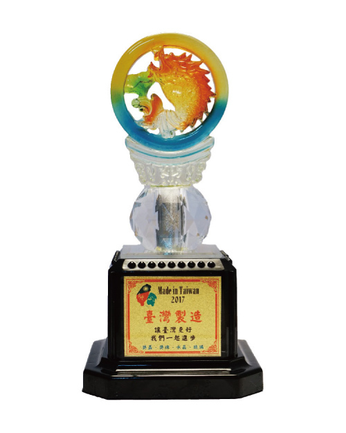 紀念獎座 水琉璃獎盃-獨占鰲頭<span>CPL-007</span>  |商品介紹|獎盃/獎牌/吊牌【訂製款】|水晶獎座