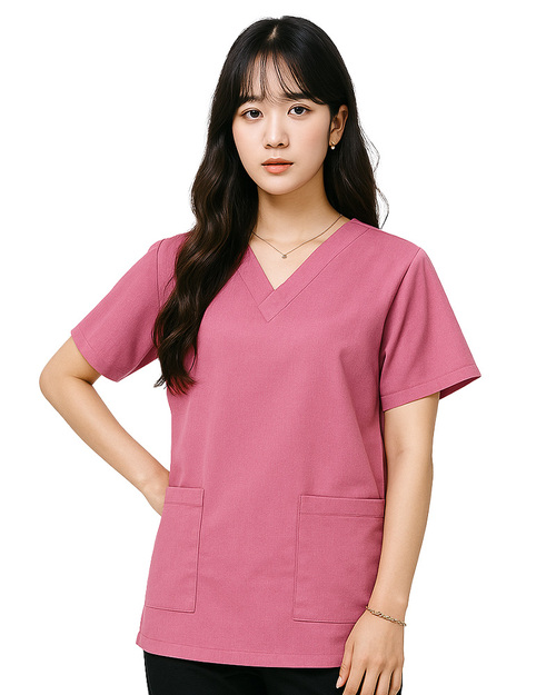 V領醫護服牙醫服手術服-玫紅<span>DOCA-A02-03</span>