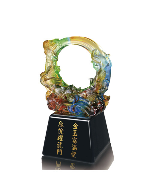紀念獎座 琉璃獎座-金玉滿堂<span>F006-01</span>