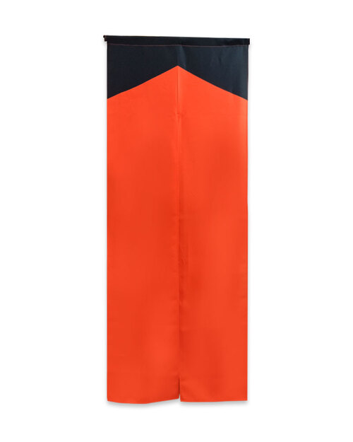 布簾訂製 雙聯式 橘配黑 <span>FC-A-01</span>  |商品介紹|桌布 / 桌巾 / 布簾【訂製款】|布簾【訂製款】