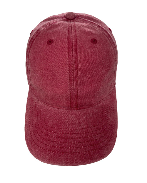 高級水洗老帽-紅色 <span>HBH-A2-10</span>  |商品介紹|帽子【現貨款】|磨毛帽