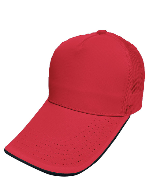 格中點五片網帽-紅 <span>HCY-C02-04</span>  |商品介紹|帽子【現貨款】|運動造型帽