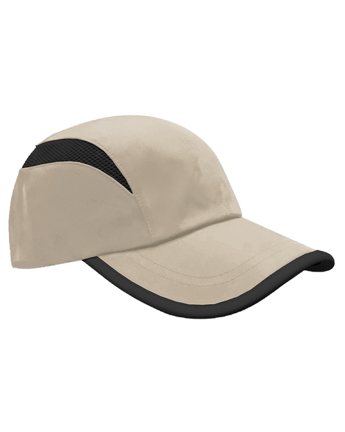 格中點走步帽-卡其配黑 <span>HCY-C03-01</span>  |商品介紹|帽子【現貨款】|運動造型帽