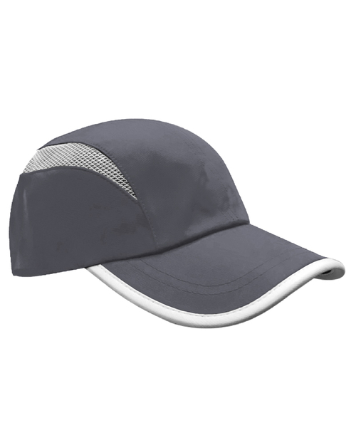 格中點走步帽-灰配白 <span>HCY-C03-06</span>  |商品介紹|帽子【現貨款】|運動造型帽