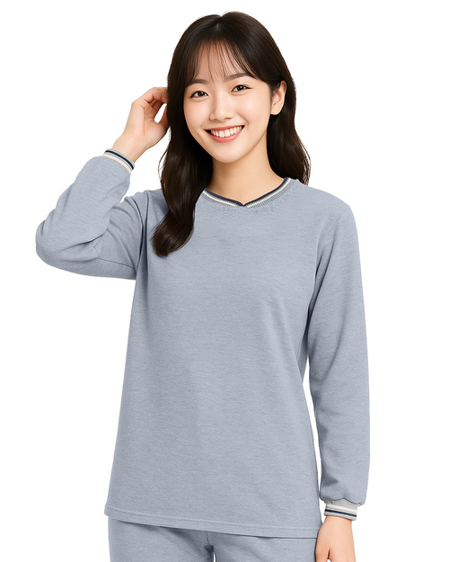 健檢服-V領-麻灰<span>HELTH-M-A04</span>  |商品介紹|醫護服/手術服/手術帽/健檢服/哺乳衣【訂製款】|健檢服 【訂製款】