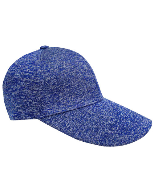 七彩布六片帽壓式銀釦-寶藍<span>HSN-A-09</span>  |商品介紹|帽子【現貨款】|麻花布帽
