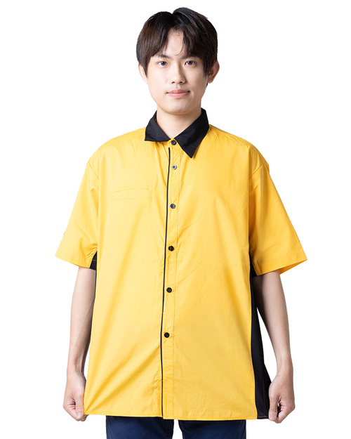 經理服短袖訂製款-黃配黑 <span>MAG-A29</span>  |商品介紹|工安 職安制服/工作服/工作褲【訂製】|經理服 【訂製款】