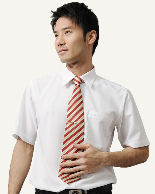 男襯衫 長袖襯衫 短袖襯衫 白色  <span>S-01 ＃P.41</span>  |商品介紹|襯衫 / 西裝套裝 【現貨款】|西裝襯衫 YA TI 【現貨款】 男版