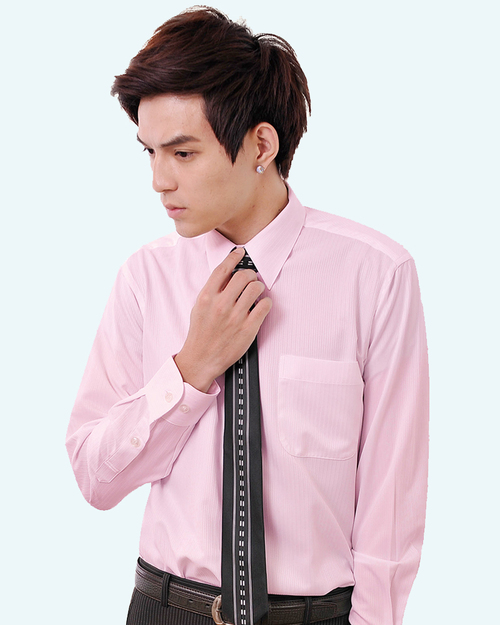 男襯衫 長袖襯衫 短袖襯衫 粉紅暗紋  <span>S-54 ＃P.47</span>  |商品介紹|襯衫 / 西裝套裝 【現貨款】|西裝襯衫 YA TI 【現貨款】 男版