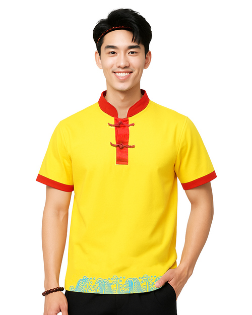 功夫裝/宮廟服-黃配紅<span>SHO-E02</span>
