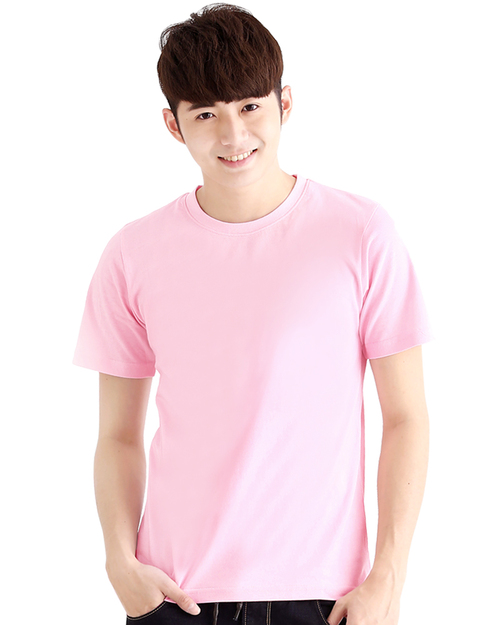 T恤純棉圓領短袖中性版-粉紅<span>TC25B-A01-211</span>示意圖