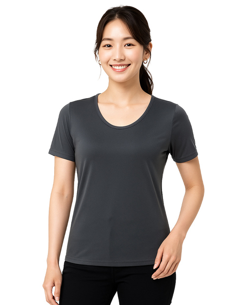 客製化T恤｜運動排汗T｜腰身圓領深灰｜<span>TCANG-A01-00234</span>