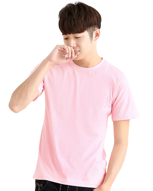 排汗衫單層排汗圓領短袖中性-粉紅<span>THPB-A01-50</span>