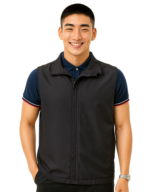 休閒背心選舉背心訂製款｜背面透氣開口 黑｜<span>VEST-Z01</span>