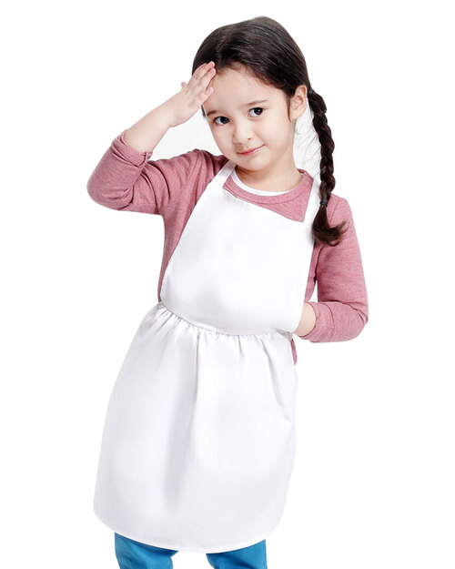 兒童才藝圍裙訂製-白<span>APCAN-A-00013</span>