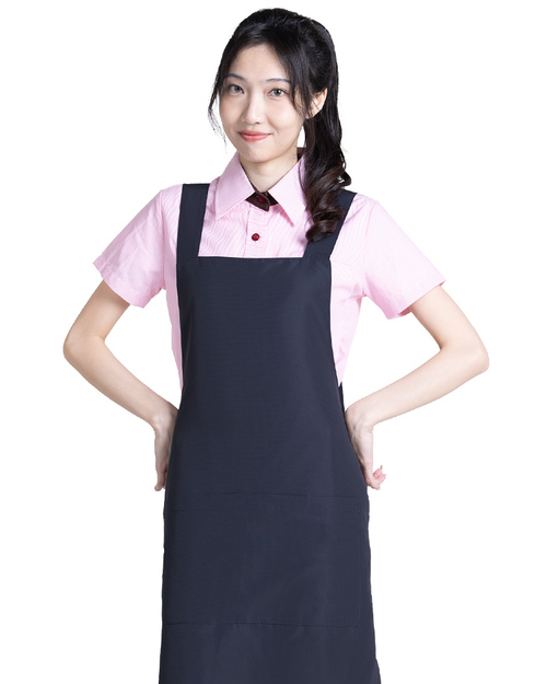 日式圍裙 訂製 風衣格子布丈青 <span>APCAN-A-00071</span>  |商品介紹|圍裙【訂製 / 現貨款】|日式圍裙【訂製款】