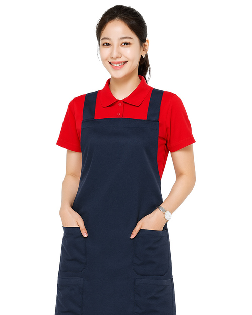 工作圍裙/日式風格/多口袋圍裙-4口袋造型-丈青<span>APCAN-A-00082</span>