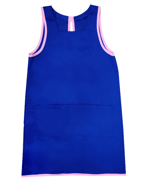 幼教老師圍裙/訂製款圍裙-藍<span>APCAN-S-00034</span>  |商品介紹|圍兜【訂製款】|大人圍兜 