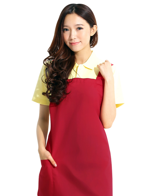 日式圍裙 防潑水圍裙 大紅<span>APWA-A-12</span>  |商品介紹|圍裙【訂製 / 現貨款】|圍裙日式【現貨款】
