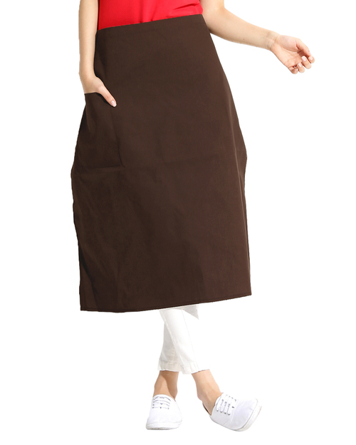 半截圍裙 防潑水圍裙 咖啡<span>APWA-B-21</span>  |商品介紹|圍裙【訂製 / 現貨款】|圍裙半截【現貨款】