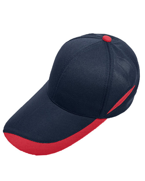 NT5月亮十片帽-深藍配紅 <span>HCY-A04-e</span>  |商品介紹|帽子【現貨款】|運動造型帽
