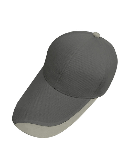 NT5月亮六片帽-灰配卡其 <span>HCY-A05-f</span>  |商品介紹|帽子【現貨款】|運動造型帽