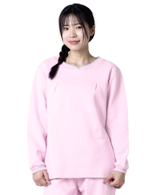 健檢服-V領-粉紅<span>HELTH-W-A03</span>  |商品介紹|醫護服/手術服/手術帽/健檢服/哺乳衣【訂製款】|健檢服 【訂製款】