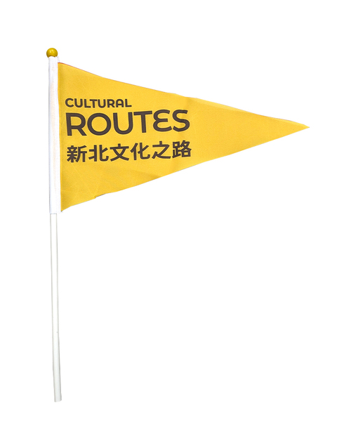 手搖旗 三角旗<span>BA-H01-3b</span>  |商品介紹|旗幟/布條/彩帶 (客戶範例)【訂製款】|旗幟