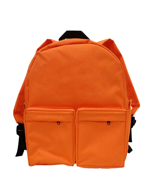 兒童丹尼布後背包 訂製-桔色<span>BAG-BKB02B</span>  |商品介紹|環保袋 / 束口袋 / 書包 / 包袋類【訂製款】 |書包後背包【訂製款】
