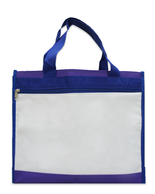 環保袋 立體袋 補習袋 訂製 紫<span>BAG-TT-C02</span>