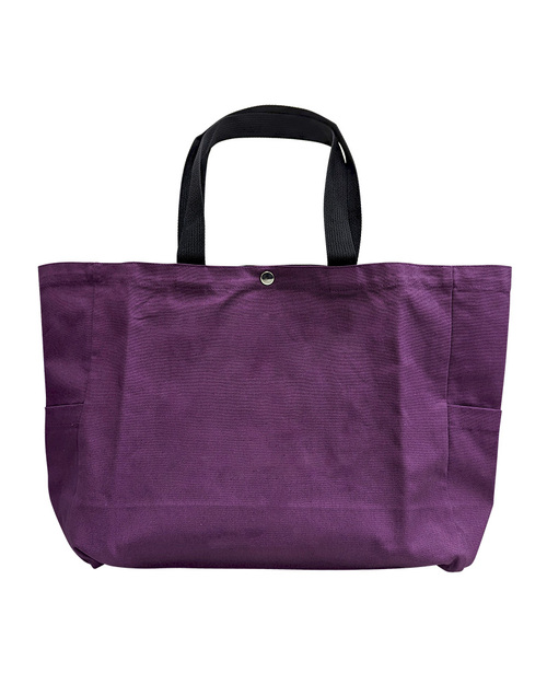 帆布 立體袋 紫色 拉鍊內袋<span>BAG-TT-C11</span>  |商品介紹|環保袋 / 束口袋 / 書包 / 包袋類【訂製款】 |環保袋手提肩背【訂製款】