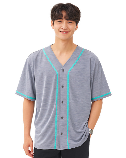 棒球服訂製-條感灰｜ <span>BAL-A07</span>