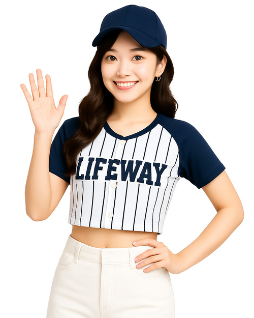 棒球衣女半截賽事隊服 訂製款 丈青 <span>baseball-GLS2-02a</span>  |商品介紹|運動服【訂製款】|棒球衣【訂製款】