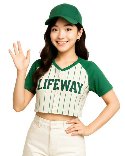 棒球衣女半截賽事隊服 訂製款 綠 <span>baseball-GLS2-02b</span>  |商品介紹|運動服【訂製款】|棒球衣【訂製款】