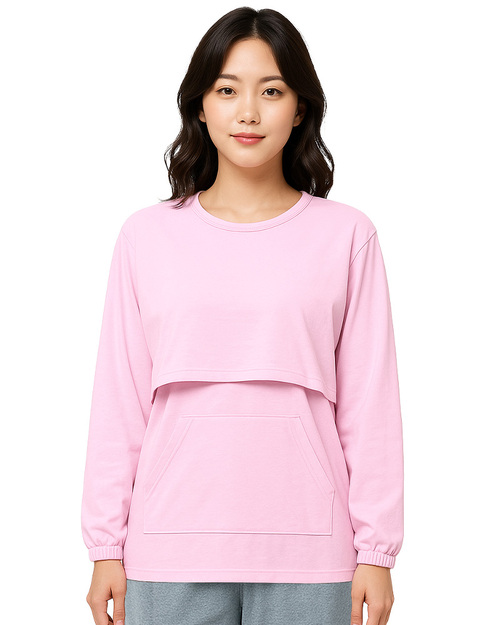 哺乳衣-粉色 <span>BFDCTH-A-01</span>  |商品介紹|醫護服/手術服/手術帽/健檢服/哺乳衣【訂製款】|哺乳衣 【訂製款】
