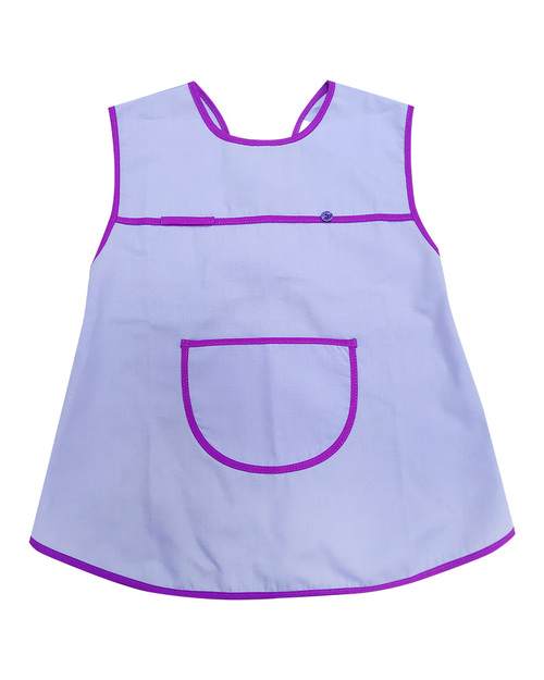 幼兒園圍兜 無袖 訂製款 粉紫配亮紫 <span>BIC-00-33</span>  |商品介紹|圍兜【訂製款】|幼兒園圍兜 無袖